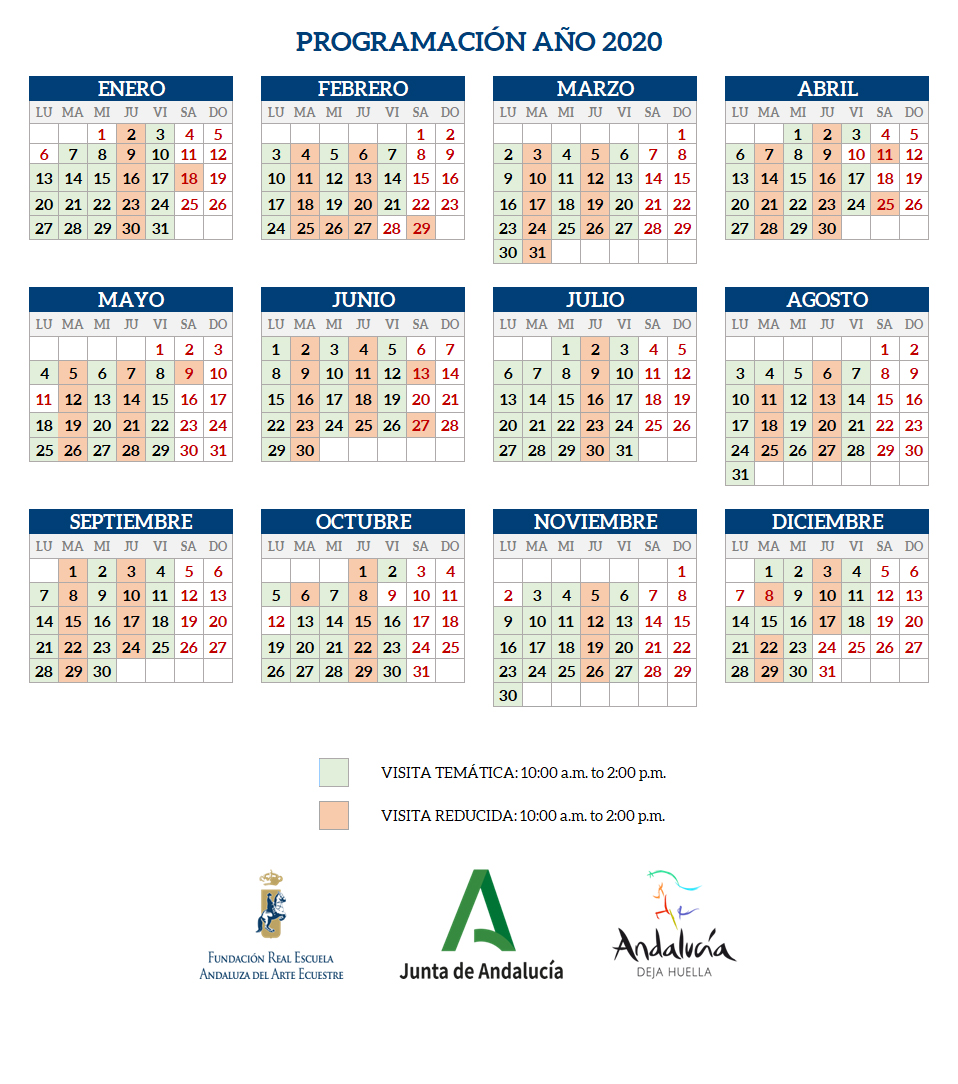 CALENDARIO VISITAS - ESP-01-10-20