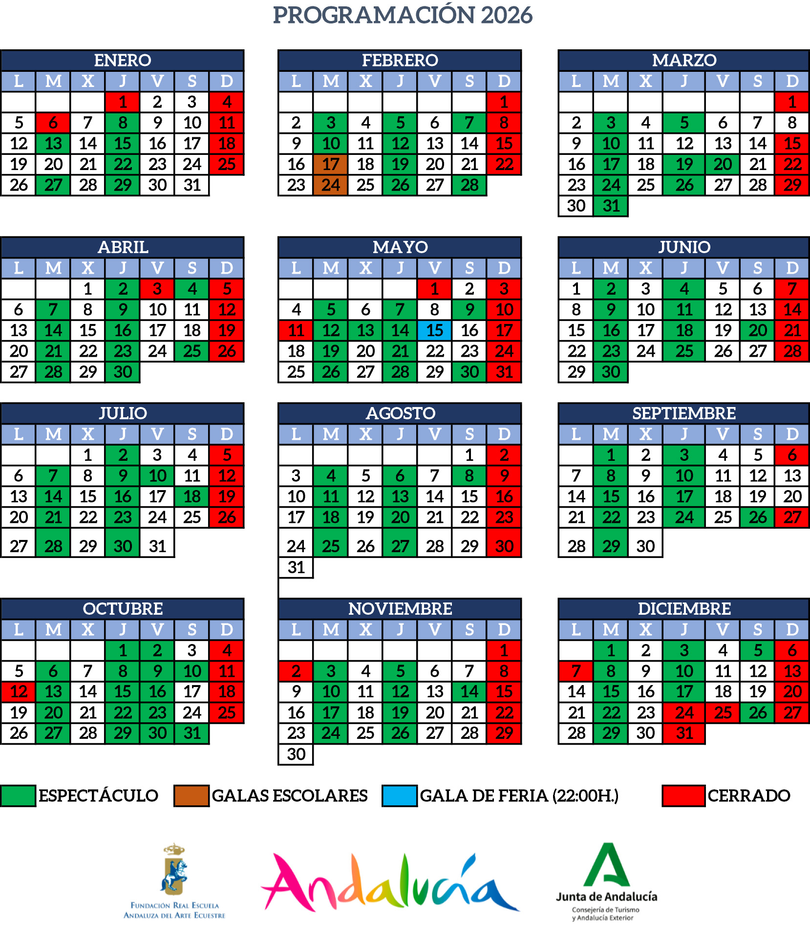 PROGRAMACION espectaculo2026